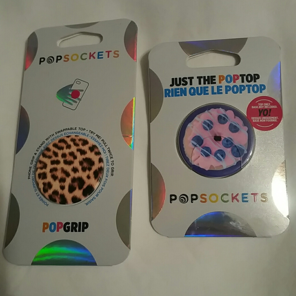 POPSOCKETS LEOPARD PRINT ,DONUT